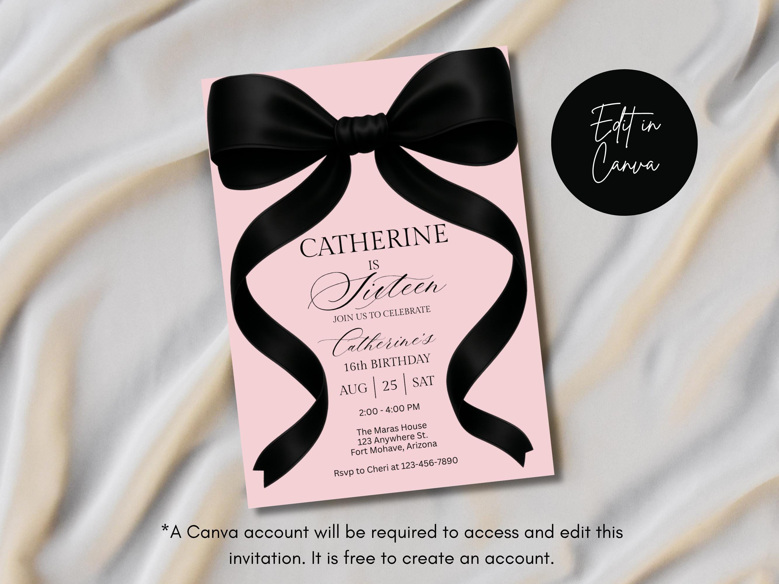 Chanel Black Bow - Etsy