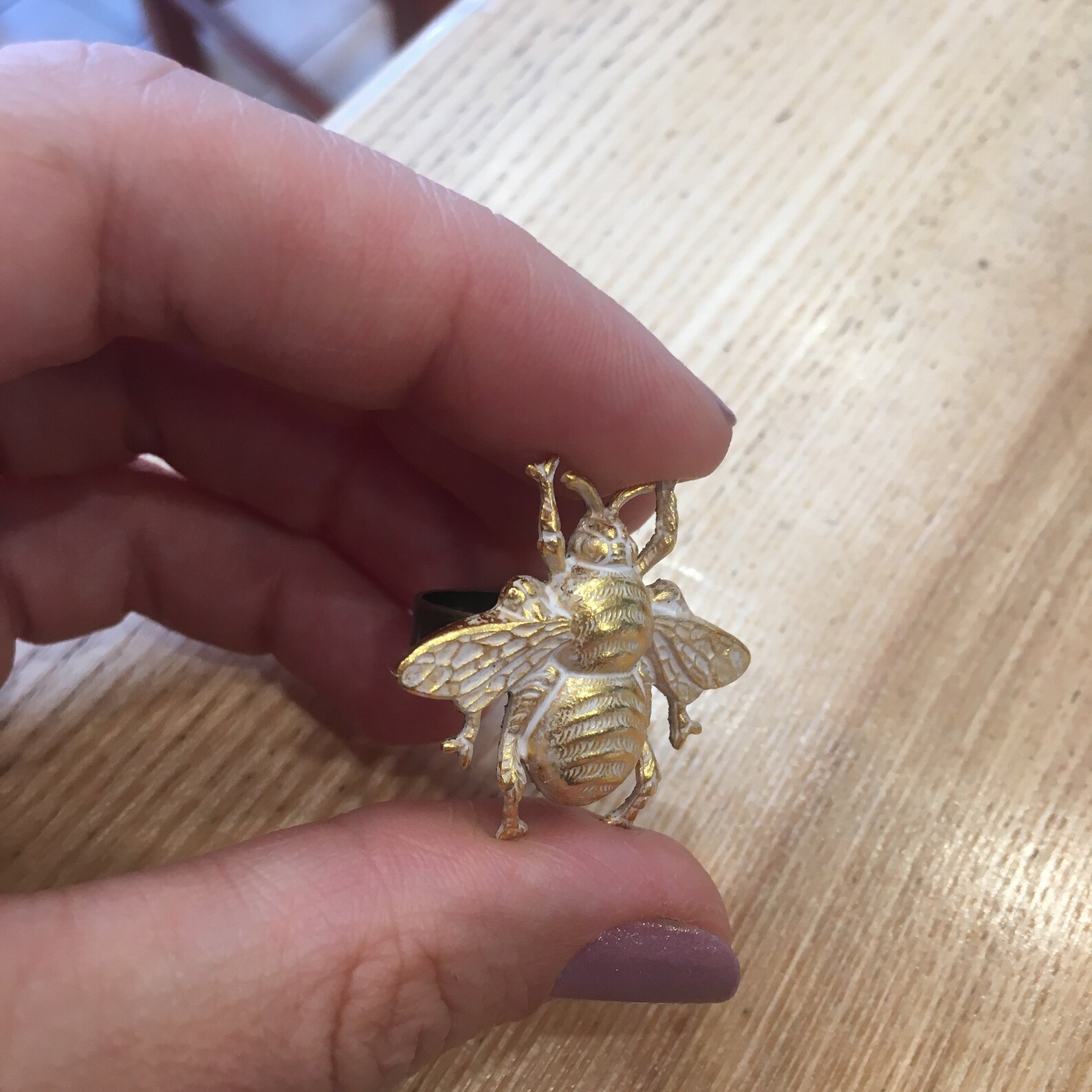 Bee Ring Bumble Bee Ring Bumblebee Ring Honey Bee Ring Etsy UK