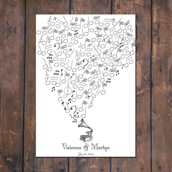 Thumbprint Musical Guestbook PDF