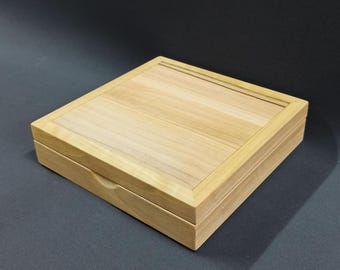 Expositor de monedas de madera artesanal, personalizado para losas graduadas, madera de nogal de primera calidad