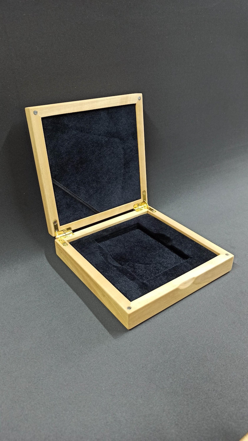Handcrafted Wooden Coin Display Box, Custom Coin Case for Graded Slab ...