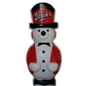 &quot;Vintage Stroh&#39;s Beer &quot;&quot;Happy Man&quot;&quot; Bar Wandbild