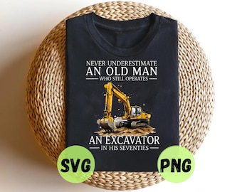 Never Underestimate An Old Man SVG PNG, Funny Skilled Operator Gift, Vintage Work Humor, Digital Download