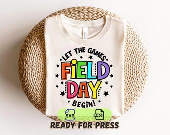 Let The Games Begin SVG PNG Teacher Student School Event (Digital Download)