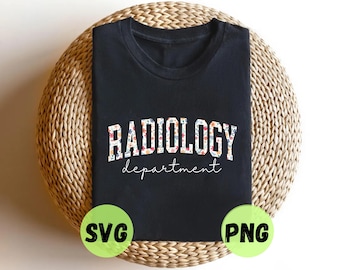 Radiology Department Png Svg: RAD Tech X-ray CT MRI Technologist Shirt Design (Digital Download)