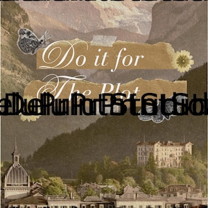 Do It for the Plot Printable Poster | Gen Z Motivational Quote Wall Art | Aesthetic Digital Download | Dorm Decor