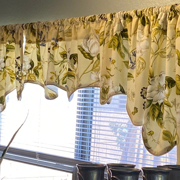 Yellow Valance Etsy