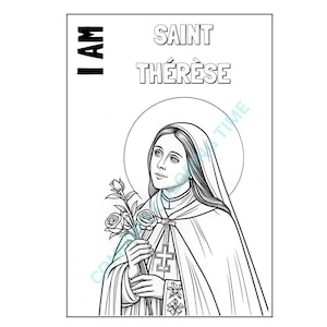All Saints Day Coloring Book Catholic Kids Coloring Pages for Sunday School Mass Learn about the Saints Catholic Saint Coloring PDF Downlaod