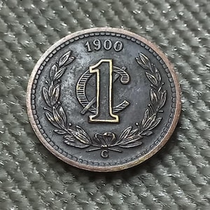 Coin 1 centavo 1900 Mexico