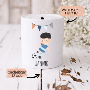 personalisierte Spardose, Geschenkidee zurGeburt Taufe Taufgeschenk Baby Geschenk Kinder, Geldgeschenkidee Jungen Kinder Sparschwein, Name