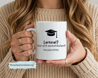 Student Tasse, Geschenke für Studenten, Erstsemester, lustige Kaffeetasse Student Universität Kaffeebecher, Witziger Bürobecher, Keramik