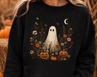 Halloween Pullover Damen, Pullover für den Herbst,Halloween Geschenke,Sudaderas Halloween,Fiesta de Halloween,Truco o trato,Camiseta de Halloween