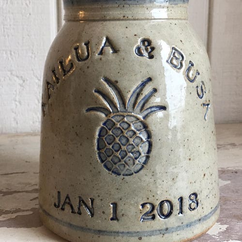 Personalized Wedding and Anniversary Pottery Gifts Etsy