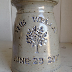 Marriage Crock shape shown with Mulberry Tree logo