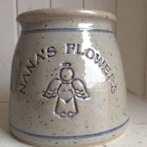 Family Planter Personalized Stoneware Crock