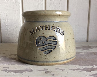 Family Planter Personalized Stoneware Crock