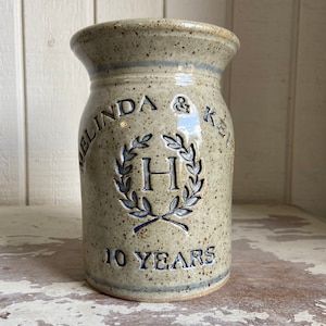 Personalized Wedding and Anniversary Pottery Gifts #10Years