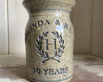 Personalized Wedding and Anniversary Pottery Gifts #10Years