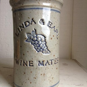 Personalized Stoneware Wine Cooler