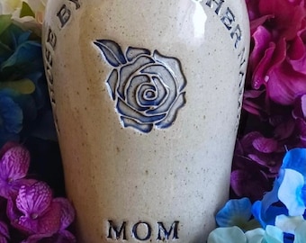 Personalized Stoneware Vase