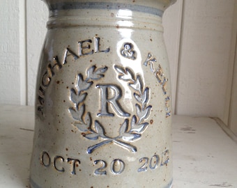 Personalized Wedding and Anniversary Pottery Gifts