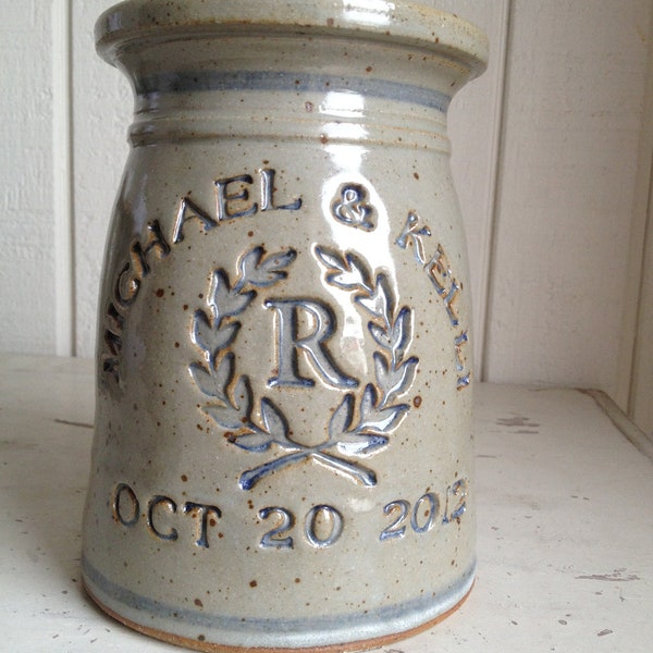 Personalized Wedding and Anniversary Pottery Gifts