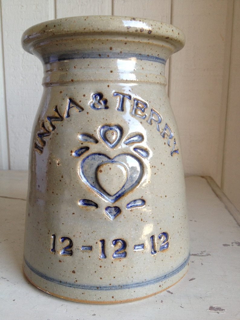 Personalized Wedding and Anniversary Pottery Gifts Etsy