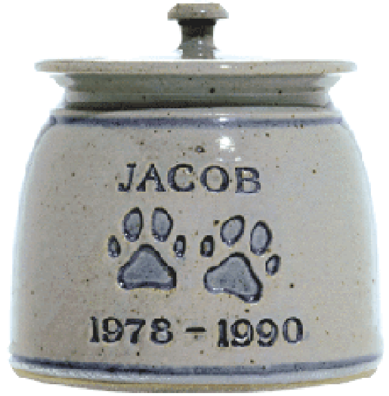 Personalized Stoneware Pet Urn image 0