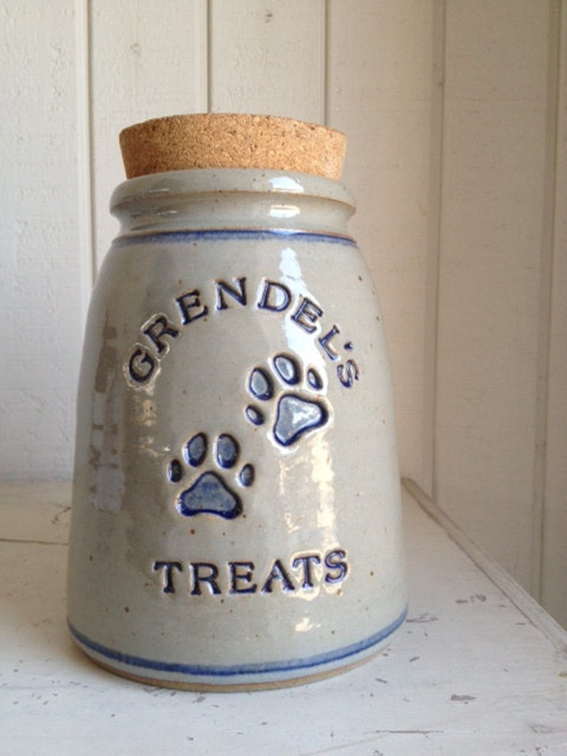 Personalized Stoneware Cookie Jar Etsy