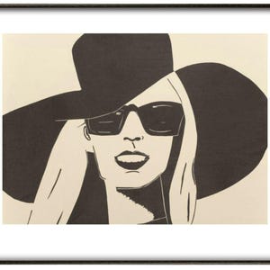 Alex Katz, 'Black Hat', Fine art print, Various sizes