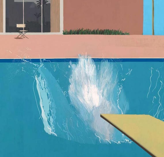 デイヴィッド・ホックニー、「Bigger Splash」、ファインアート