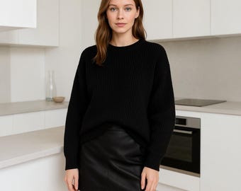 Oversized Knit Jumper: Soft & Cozy Pullover Sweater