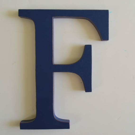 Wooden Letter F 12 Inch Nursery Wood Wall Letters