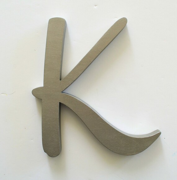 Letter K Wooden Letters Small Wood 8 Inch