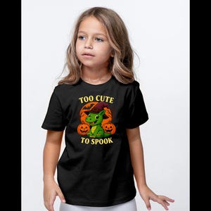 Halloween Infant Tee, Spooky Baby Outfit, Cute Trick or Treat Top, Halloween dinosaur tshirt, baby tshirt, childrens halloween tshirt