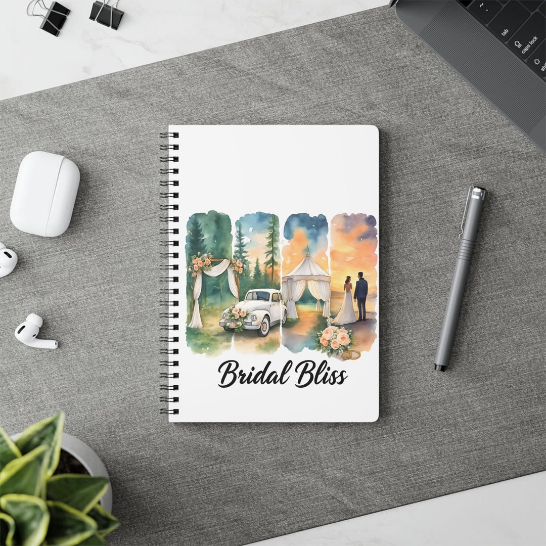 Bridal Bliss Notebook, Wedding Planning Journal, Engagement Gift ...