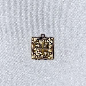 Hearts & ram charm - 18k Gold Plated