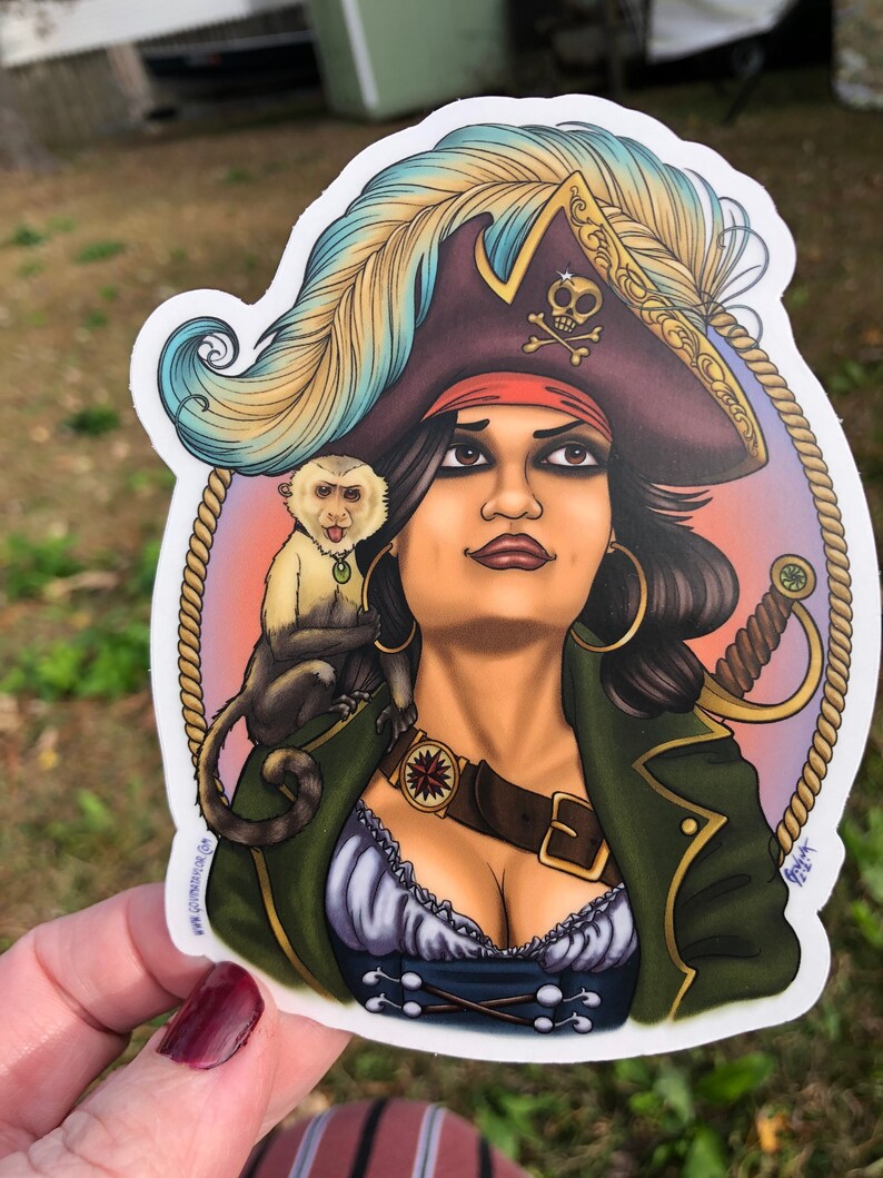 The Infamous Mary Read vinyl art sticker