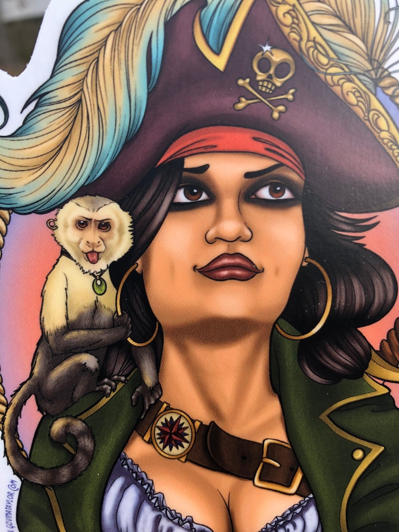 The Infamous Mary Read vinyl art sticker
