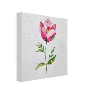Elegant Pink Flower Canvas - Perfect Home Decor