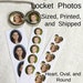 Locket Photo Prints, locket size photos, locket photo printing, wedding charm photo prints, printed locket photos, personalized gift 