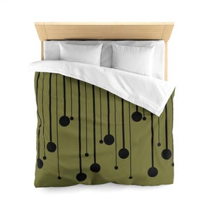 Chic Mikrofaser Bettbezug mit modernem minimalistischem Design, Kunst Bettwäsche, gemütliches Wohnkultur, stilvolles Schlafzimmer Makeover, Geschenk für (...)