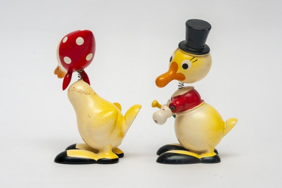 zak letterlijk Verknald Vintage GOULA SPAIN Duck Couple Figurines: Hand Painted Toys - Etsy