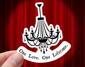 Phantom of the Opera Musical Inspired Sticker - Broadway Gift for Theatre Kid, Rehearsal Decal