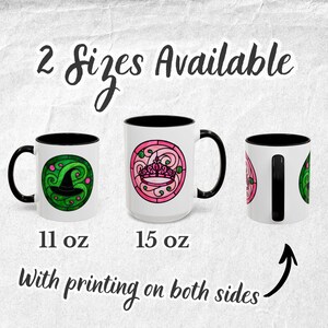 Wicked Inspired Mug - Musical Theatre Broadway Gift, Rehearsal Stained Glass Style Coffee Cup immagine 9