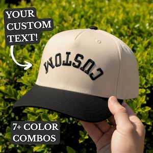 Individuell gestaltete Trucker-Cap mit umgedrehtem Verschluss – Bestickte 5-Panel-Snapback-Cap, personalisierte Baseballkappe