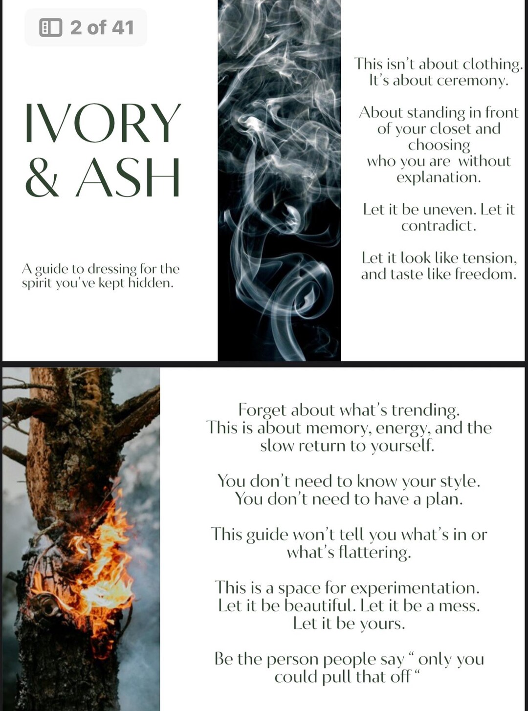 Ivory & Ash: A Digital Style Archetype Workbook for Personal ...