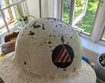 Civil Defense Air Raid Warden helmet