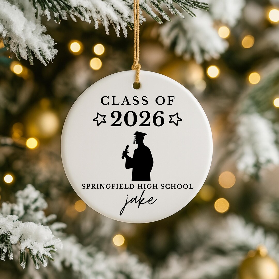 2026 Graduation Ornament | Personalizable High School Grad Gift for ...