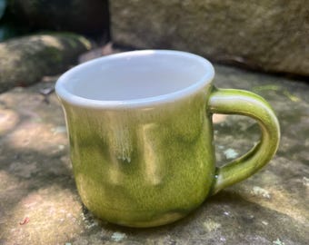 Handmade Recycled Clay Espresso Mug